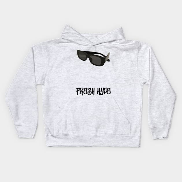 FRESH HYPE Kids Hoodie by Vish artd